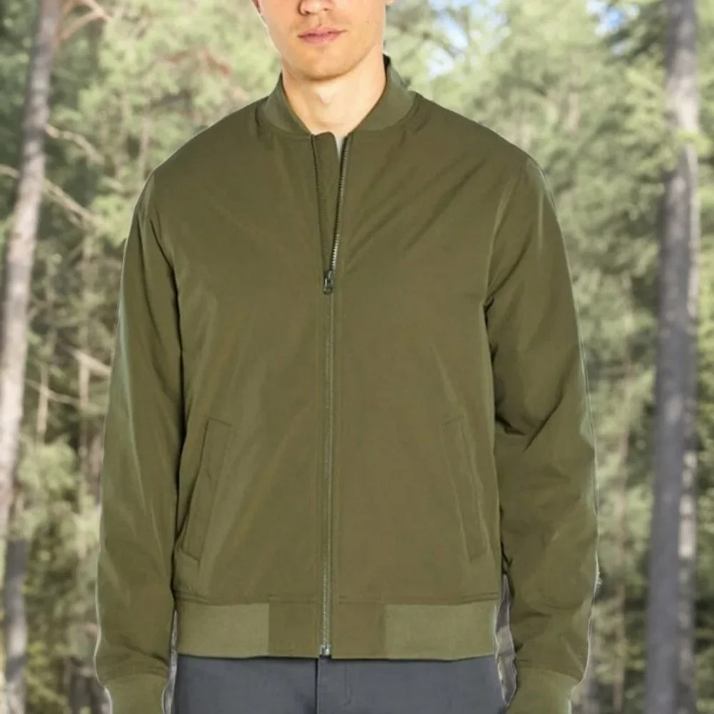 Banana Republic‎ Men's Lightly Insulated Windbreaker Bomber Jacket - Green - NWT